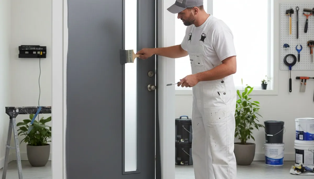 Professional door painting and refinishing in Fort Collins, CO by expert local house painters