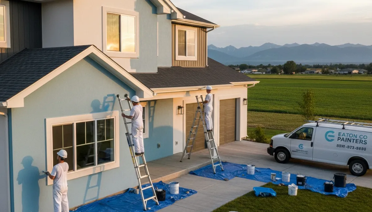 Fort Collins, CO house painters providing professional exterior and interior painting services