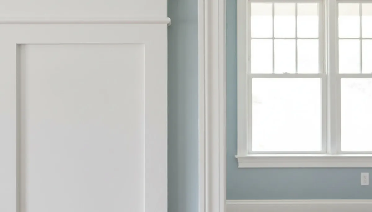 Professional interior trim painting with crisp lines highlighting Fort Collins, CO home details