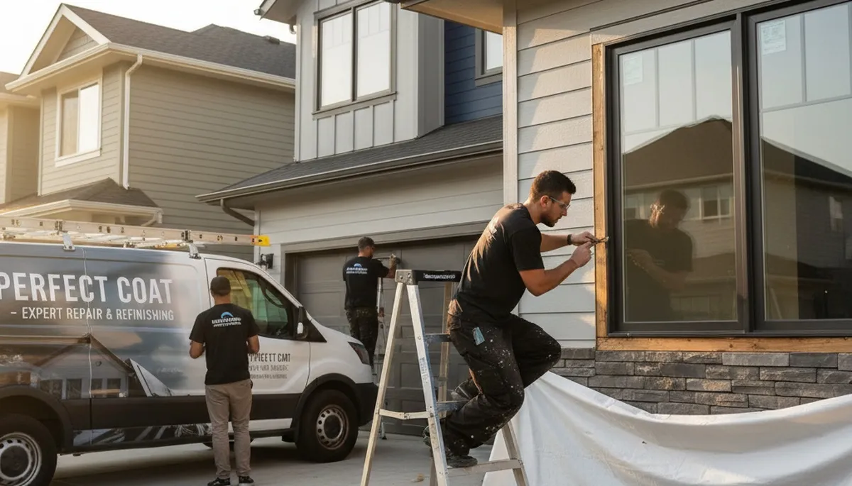 Professional wood rot repair on home siding in Fort Collins, CO by expert house painters